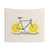 Zest Graphic Tapestry - Surreal Citrus Bicycle Design