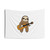 Sloth Playing Guitar Tapestry Wall Art