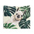 Tropical Monstera Llama Tapestry - Cute Animal Wall Decor