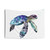 Beautiful watercolor sea turtle tapestry for coastal home decor