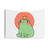 Cute frog in crown tapestry wall decor