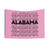 Alabama State Flag Tapestry - Vintage, Trendy Wall Hanging