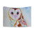 Barn Owl Watercolor Tapestry Wall Art