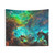 Green Nebula Galaxy Tapestry