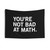 Funny Math Tapestry Featuring You're Not Bad At Math Text