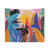 Jungle Tapestry with Black Bird Wall Art