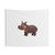 Baby Hippo Moo Deng Tapestry - Cute Moo Deng Wall Decor