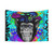 Psychedelic Stoned Ape Theory Trippy Collage Art Tapestry