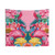 Flamingo and Tropical Garden Tapestry