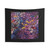 Stained Glass Bats Tapestry - Spooky and Colorful Halloween Decor