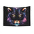 Cosmic Lion Galaxy Tapestry Wall Hanging