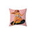 Retro Rockabilly Goddess Pillow