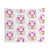 Pink and White Lucky Cat Tapestry