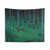 Mori Forest Dark Green Landscape Vintage Japanese Tapestry