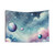 Ethereal Cosmos Tapestry - Celestial Wall Art