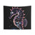 Astral Seahorse Tapestry - Cosmic Sea Life Wall Hanging