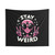 Stay Weird Alien UFO Tapestry