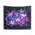 Magical Octopus Tapestry with Cosmic Ocean and Floral Elements