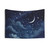 Blue Starry Night Sky Tapestry Wall Hanging