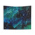 Emerald Galaxy Tapestry - Vibrant Space-Themed Wall Hanging