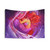 Starry galaxy tapestry featuring a cosmic design