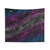 Trans Nebula Space Tapestry featuring a colorful galaxy and pride flag design