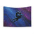 LOVE Tapestry with Astronauts and Galaxy Design