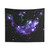 Galaxy Nebula Purple Teal Green Tapestry