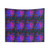 Colorful Flannel Tapestry with Irregular Psychedelic Design