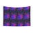 Colorful Flannel Tapestry with Irregular Psychedelic Design