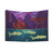 Junk Ship and Glow Sharks Tapestry Wall Hanging