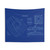 Citi Field (Blueprint) Baseball Tapestry