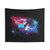 Zima Blue Abstract Tapestry