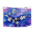 Galactic Cherry Blossom Tapestry - Vibrant Space-Themed Wall Art