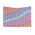 Pastel gradient tapestry with retro stars design