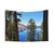 Cascadia Forest Crater Lake Digital Wall Tapestry