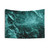 Enigmatic Deep Green Marble Tapestry