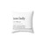 Boss Lady Definition Pillow - Motivational Home Decor