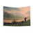 Fly Fishing Tapestry Featuring The Fly Fisherman With His Loyal Friend