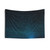 Teal Galaxy Starry Night Sky Wall Tapestry