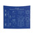 SpaceX Falcon 9 & Crew Dragon Tapestry (Blueprint Design)
