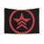 Mass Effect Renegade Logo Red Tapestry