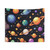 Pixel Galaxy Tapestry - Celestial Wall Decor