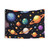 Pixel Galaxy Tapestry - Celestial Wall Decor