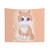 Fluffy Kitten Galaxy Eyes Tapestry