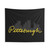 Pittsburgh Skyline Cursive Tapestry - Cityscape Wall Decor