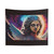 Angel of the North Tapestry - Celestial Wall Art Featuring Wings and Galaxy