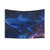 Whale Shark Tapestry with Milky Way Galaxy Design