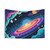 Cosmic Swirl Galaxy Tapestry - Celestial Space Art