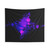 Abstract Purple Glow Tapestry